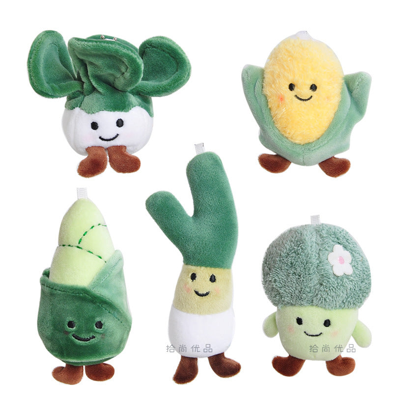 Wholesale Cute Vegetable Plush Keychain